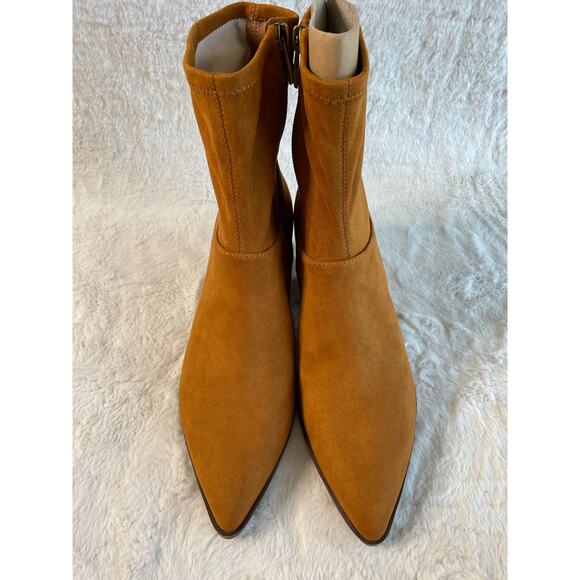 Franco Sarto Sammi Faux Suede Ankle Booties - Picture 2 of 7